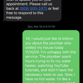 All Pro - Conversation for the first plumber experience - Plumbing Near Me - Ontario, California