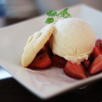 Barnsteiner's - Local Marinated Strawberries (vanilla bean ice cream) - Modern European Near Me - Toronto, Ontario