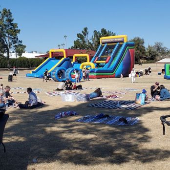 John Gluch - EXP Realty - Bounce houses at the annual Gulch picnic - Real Estate Agents Near Me - Scottsdale, Arizona John Gluch - EXP Realty - Bounce houses at the annual Gulch picnic - Real Estate Agents Near Me - Scottsdale, Arizona