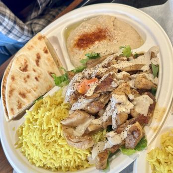 Jaffa Cafe - Chicken shwarma plate - Mediterranean Near Me - Santa Maria, California Jaffa Cafe - Chicken shwarma plate - Mediterranean Near Me - Santa Maria, California