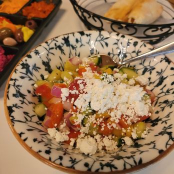 AMBAR Restaurant, Chicago - Balkan salad - Desserts Near Me - Chicago, Illinois AMBAR Restaurant, Chicago - Balkan salad - Desserts Near Me - Chicago, Illinois