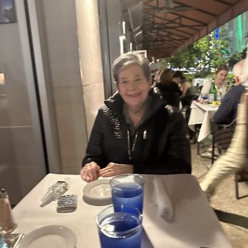 Cafe Epicure - My beautiful wife sitting down to enjoy a meal at the epicure - Italian Near Me - Sarasota, Florida