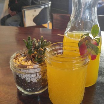 B Matthews Eatery - Half Carafe of Mimosa was a Great Deal - New American Near Me - Savannah, Georgia