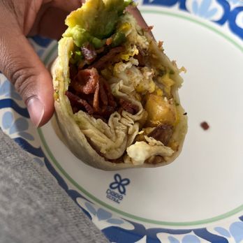 Bagel Kitchen - Bacon breakfast burrito. - Bagels Near Me - Pacific Grove, California
