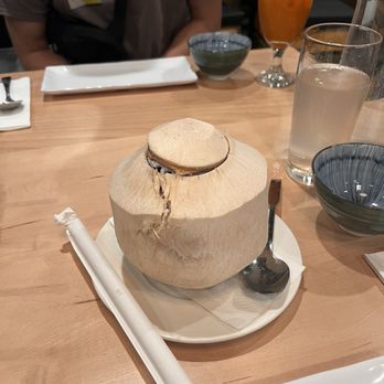 Luck Gai Cafe - Fresh young Coconut - Chicken Shop Near Me - Anaheim, California