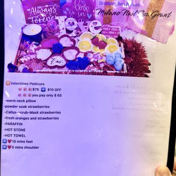 Milano Nail Spa Grant - Strawberry Rose Pedicure - Nail Salons Near Me - Cypress, Texas Milano Nail Spa Grant - Strawberry Rose Pedicure - Nail Salons Near Me - Cypress, Texas