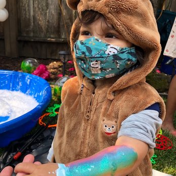 Impossibubble - Rainbow with a cloud - Face Painting Near Me