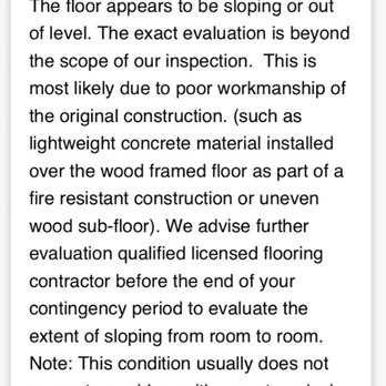 Affordable Design & Remodel - I asked ADR to pay for a pre-listing inspection to double-check their work. Inspection revealed that the flooring was unevenly placed. - General Contractors Near Me - San Diego, California