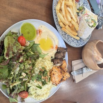 Saffron Mediterranean Grill - Pretty dam good ! Thanks again - Mediterranean Near Me - Long Beach, California
