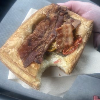 Whisk and Rye Bakehouse - Bacon, tomato, pesto croissant - Bakeries Near Me - Durham, North Carolina