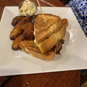 Hemingway's Tavern - Mojo Pork Grilled cheese with plantains (up charge) - New American Near Me - Melbourne, Florida