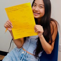 Jen's Learning Center - Math wizard mode: ACTIVATED!  Quadratic formulas don't stand a chance against that unstoppable focus and bright smile!