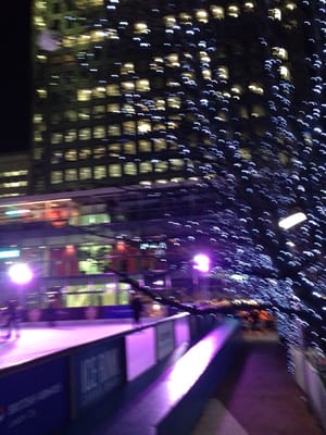 Ice Rink Canary Wharf by null