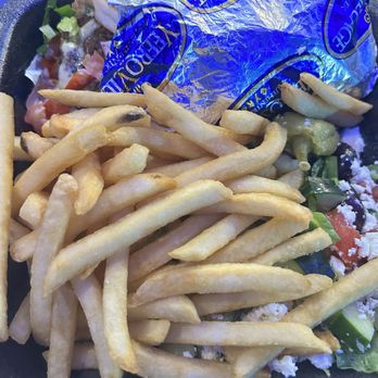 Yeero Village - Falafel Wrap Platter - Greek Near Me - Lawrenceville, Georgia