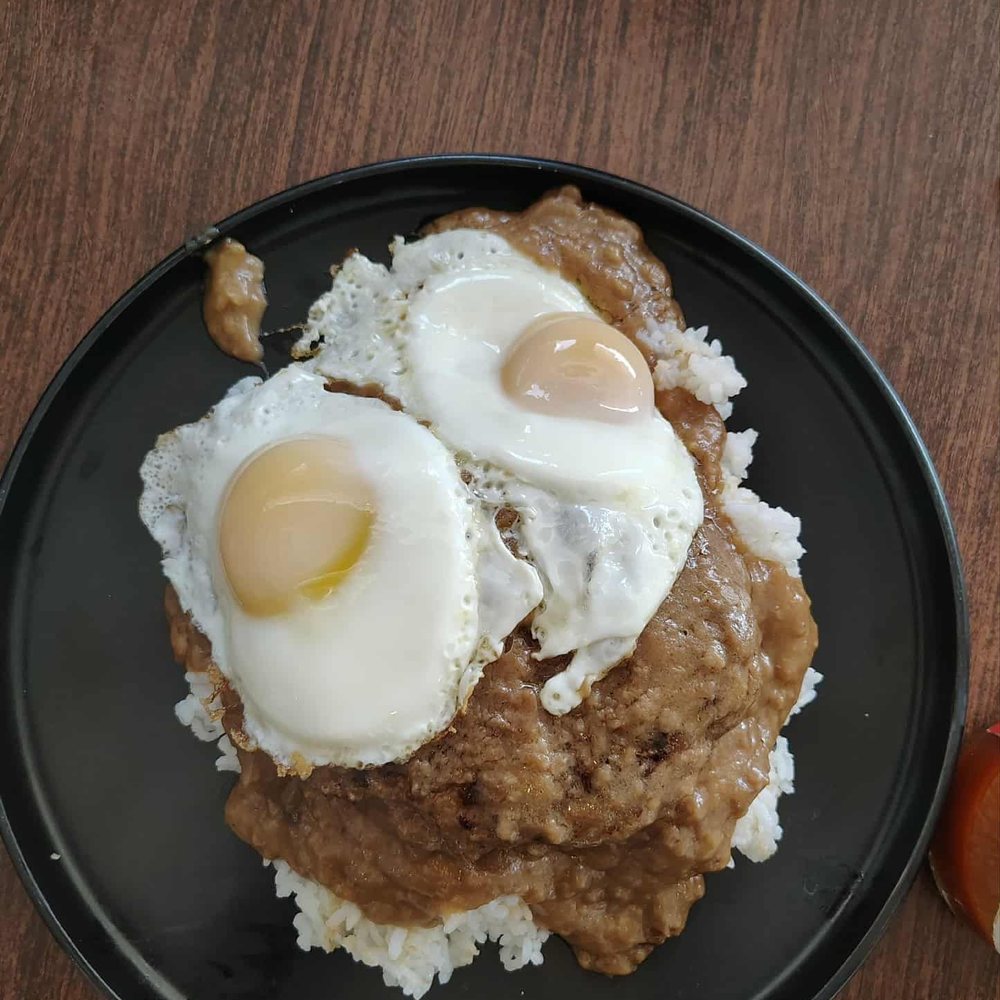 A Locomoco from The Kitchen Witch Cafe & Bakery.