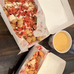 Cousins Maine Lobster - Birmingham - Loaded tater tots, lobster roll and lobster bisque...