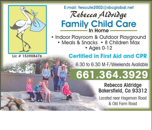 Rebecca Aldridge Family Child Care - childcare center in Bakersfield, CA