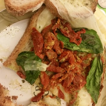 Green Leaf's & Bananas - A handful of sun dried tomatoes & crusty old basil on a Caprese sandwich. Gross. - Salad Near Me - Pittsburgh, Pennsylvania
