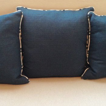 MRB Custom Sofas - Matching custom pillows with piping and down inserts - Furniture Reupholstery Near Me - Anaheim, California MRB Custom Sofas - Matching custom pillows with piping and down inserts - Furniture Reupholstery Near Me - Anaheim, California