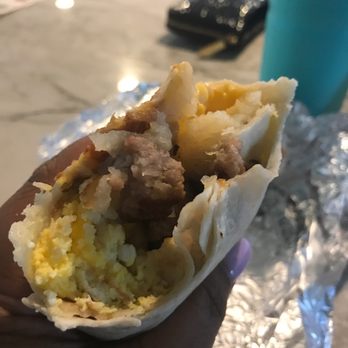 Apollo Restaurant - Inside the sausage burrito - Breakfast & Brunch Near Me - Burbank, California Apollo Restaurant - Inside the sausage burrito - Breakfast & Brunch Near Me - Burbank, California