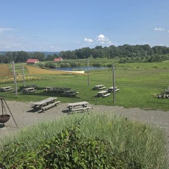 Finger Lakes Cider House - Beautiful outdoor seating - Cideries Near Me - Interlaken, New York