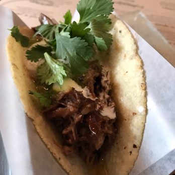 Oyamel - goat taco with cilantro and sour cream - Mexican Near Me - Washington, DC, District of Columbia Oyamel - goat taco with cilantro and sour cream - Mexican Near Me - Washington, DC, District of Columbia