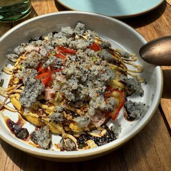 Valley Goat - Yolk okonomiyaki - $27 - New American Near Me - Sunnyvale, California
