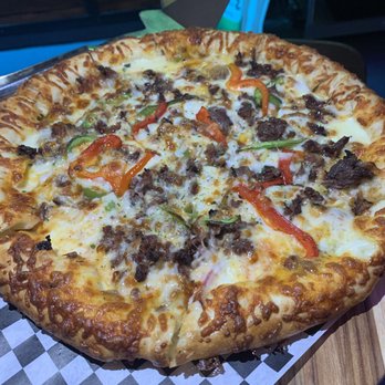 K-Chicken & Beer - bulgogi pizza with royal crust - Korean Near Me - Monrovia, California