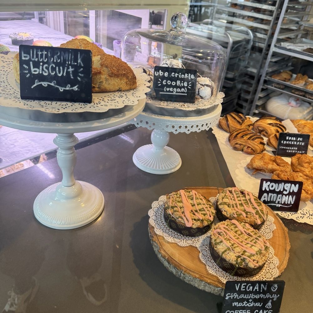 Pinoyshki Bakery & Cafe - Vegan Strawberry Matcha coffeecake WOW! Best we've EVER TRIED! - Bakeries Near Me - Seattle, Washington Pinoyshki Bakery & Cafe - Vegan Strawberry Matcha coffeecake WOW! Best we've EVER TRIED! - Bakeries Near Me - Seattle, Washington