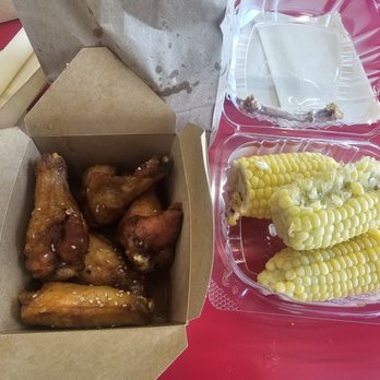 World of Wings - Wings in a box with corn. - Chicken Wings Near Me - Henderson, Nevada World of Wings - Wings in a box with corn. - Chicken Wings Near Me - Henderson, Nevada