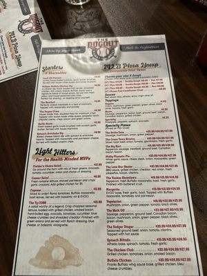 Menu photo 1 The Dugout Cedar Park, TX