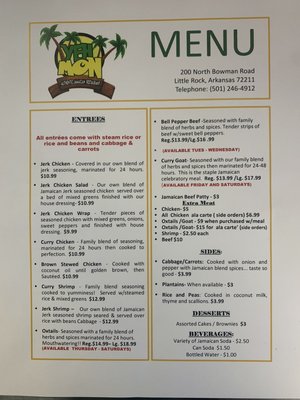 Menu photo 1 Yeh Mon Little Rock, AR Menu photo 1 Yeh Mon Little Rock, AR