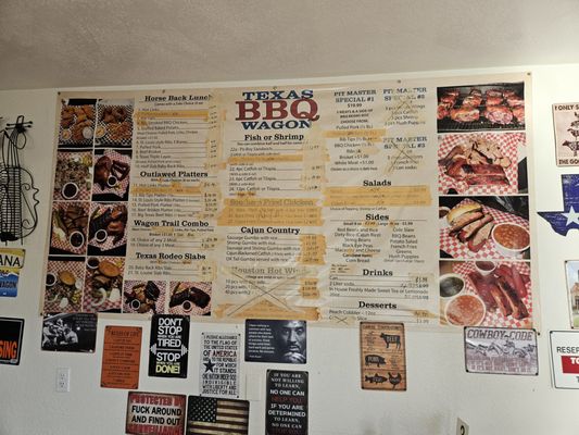 Menu photo 1 Texas BBQ Wagon Las Vegas, NV