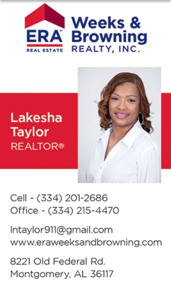 Lakesha Taylor - ERA Weeks & Browning Realty - property management company in Montgomery, AL