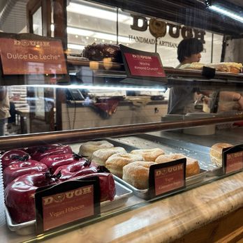 Dough - Vegan hibiscus glazed among choices available - Desserts Near Me - New York, New York