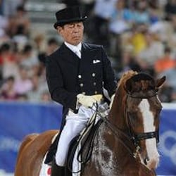 Gable Equestrian - Hiroshi-Hokets, a 70yr old qualified for the 2012 Olympics!!!  A wonderful example of never ending self improvement