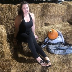 Pumpkin Towne - Melted scarecrow?