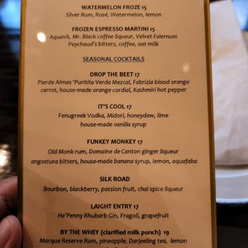 Paisley - Drink Menu - Indian Near Me - New York, New York Paisley - Drink Menu - Indian Near Me - New York, New York