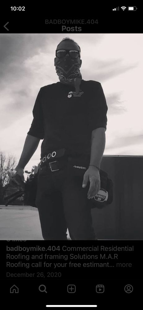 Slide of MAR Roofing