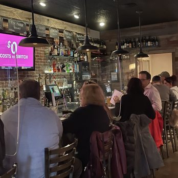 Birch Hill Tavern - Social distancing, check out the dividers - New American Near Me - Glastonbury, Connecticut