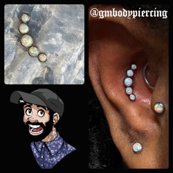 Classic City Tattoo Company - Conch Piercing by Greg Marrero