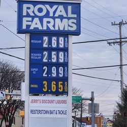 Royal Farm Stores - The gas price