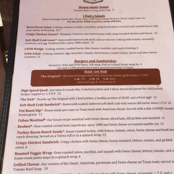 J DUB - Menu - Breakfast & Brunch Near Me - Bend, Oregon