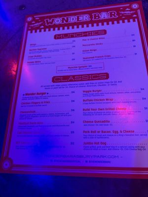 Menu photo 1 Wonder Bar Asbury Park, NJ Menu photo 1 Wonder Bar Asbury Park, NJ