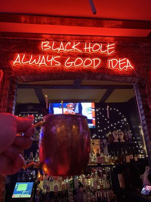 Black Hole Bar by null