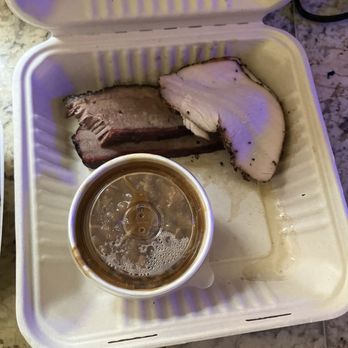 Blue Oak BBQ - Brisket turkey beans. No bread. No pickles. No onion. But I was given the side eye about the missing sauce - Barbeque Near Me - New Orleans, Louisiana Blue Oak BBQ - Brisket turkey beans. No bread. No pickles. No onion. But I was given the side eye about the missing sauce - Barbeque Near Me - New Orleans, Louisiana