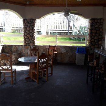 Hacienda Buffet - 2nd outdoor seating area ,I bet is super nice on a warm Texas day - Mexican Near Me - Fort Worth, Texas