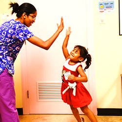 MayView Community Health Center - Our mission is to provide quality healthcare to all! Our brave patient here already give us a high 5!