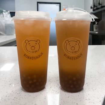bobaTEAque - Jasmine Green Tea and Passion Fruit Green Tea - Bubble Tea Near Me - Orange, California
