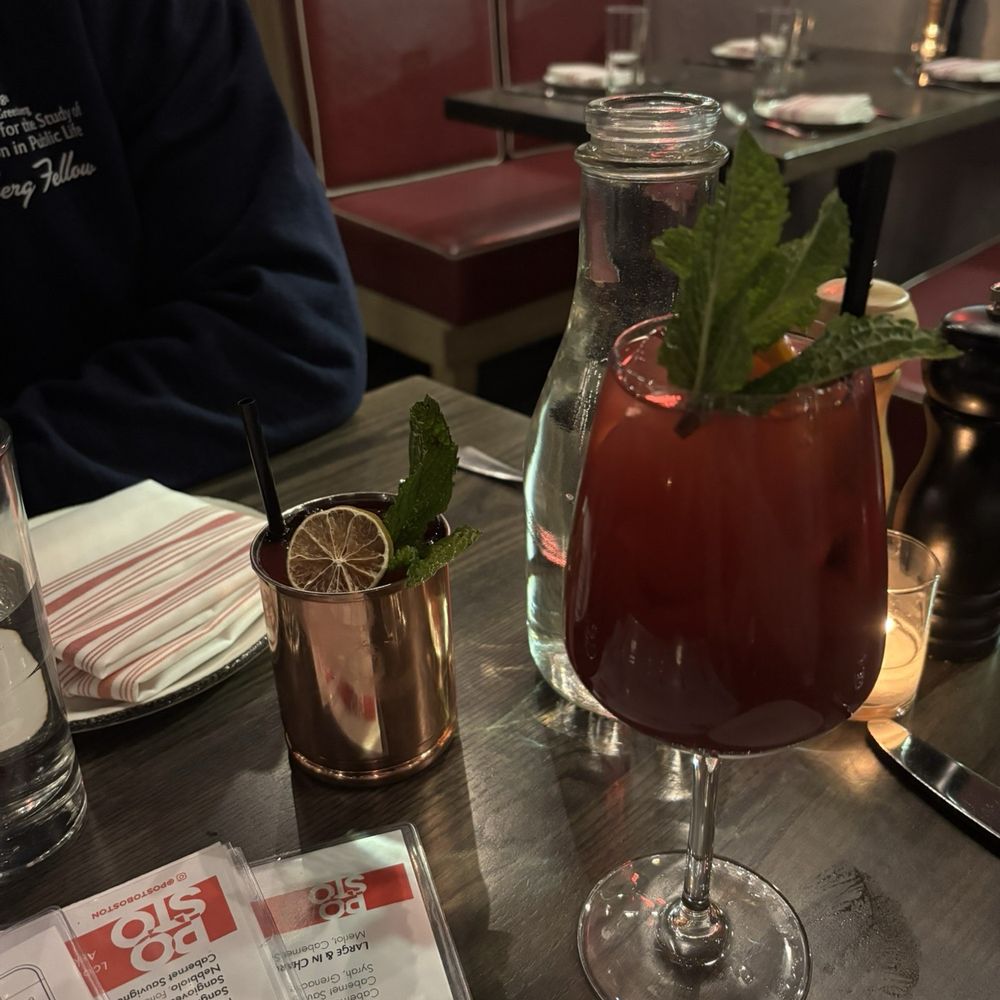 Posto - Sangria and Sweet Nothing Mule - Italian Near Me - Somerville, Massachusetts